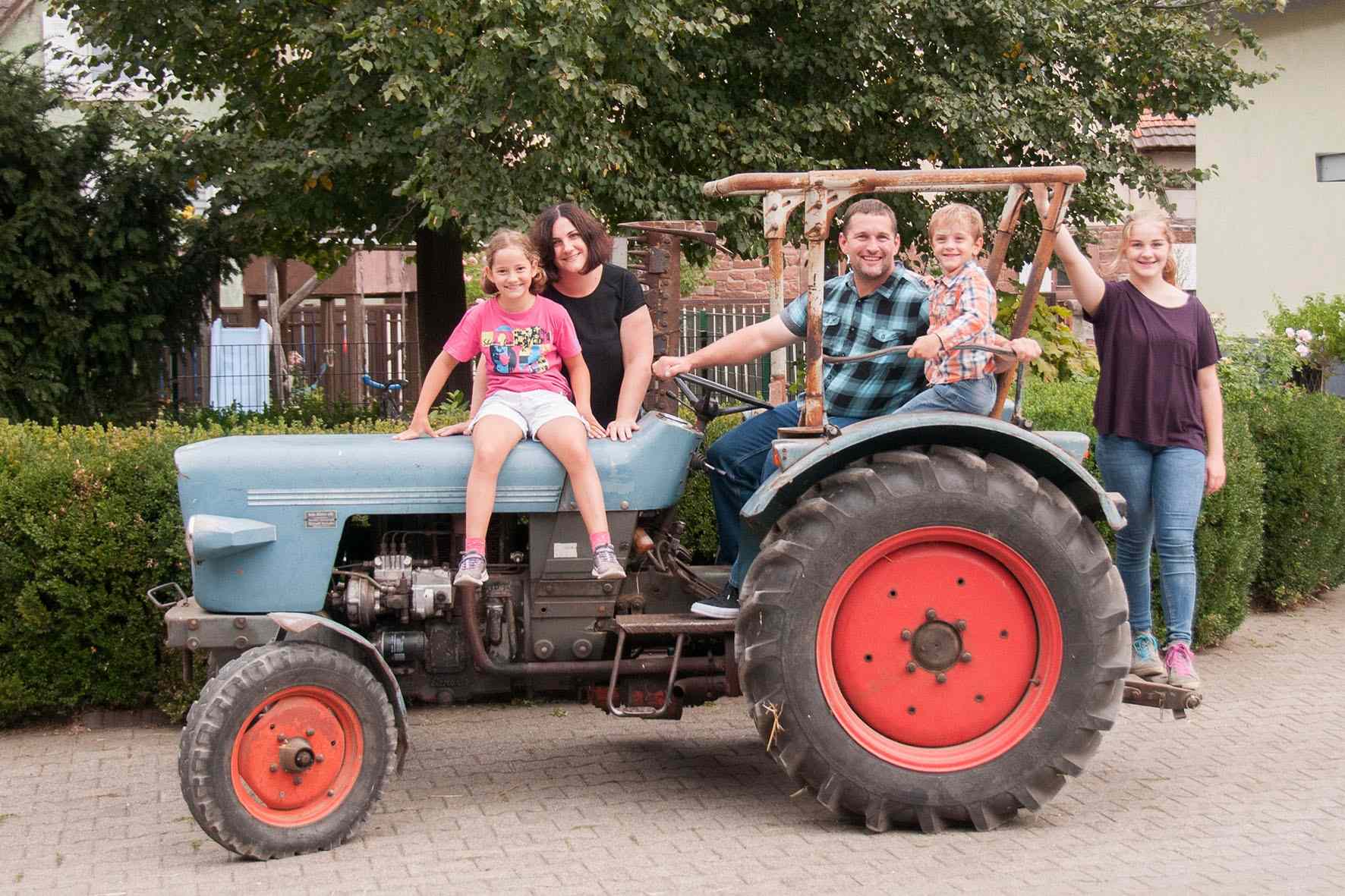 Die Frenks aus Nonnenweier möchten "Agrar-Familie 2019" werden
